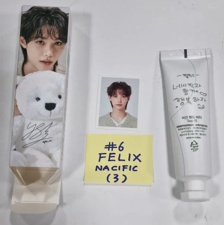 Stray kids X NACIFIC - Vegan Hand Butter Special Edition ID Photo + Hand Butter Set - HALLYUSUPERSTORE