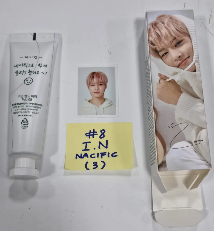 Stray kids X NACIFIC - Vegan Hand Butter Special Edition ID Photo + Hand Butter Set - HALLYUSUPERSTORE