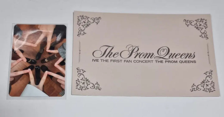 IVE "The Prom Queens" 1st Fan-Concert - WELCOME GIFT Photocard & Postcard - HALLYUSUPERSTORE