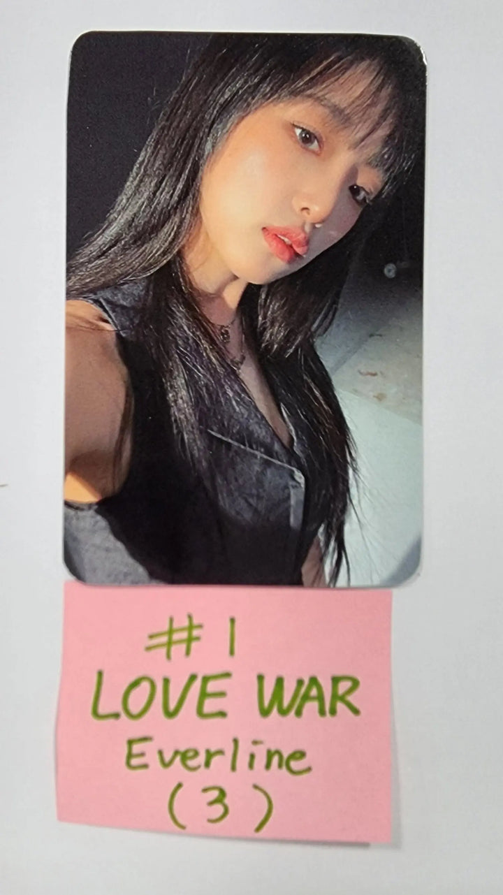 YENA "Love War" - Everline Fansign Event Photocard - HALLYUSUPERSTORE