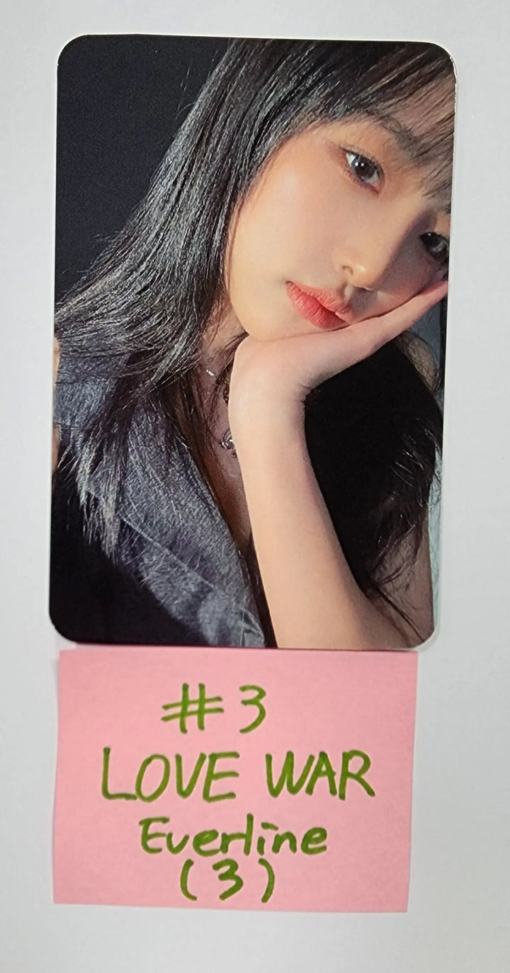 YENA "Love War" - Everline Fansign Event Photocard - HALLYUSUPERSTORE