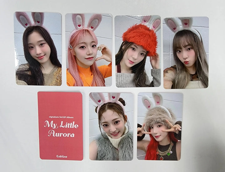 Cignature 3rd Mini "My Little Aurora" - Everline Fansign Event Photocard - HALLYUSUPERSTORE