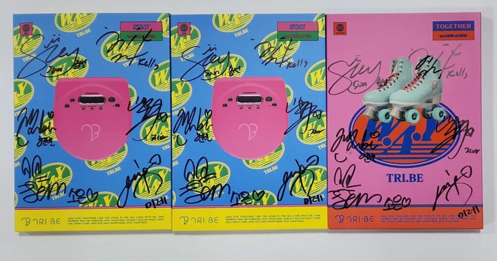 TRI.BE "W.A.Y" - Hand Autographed(Signed) Promo Album - HALLYUSUPERSTORE