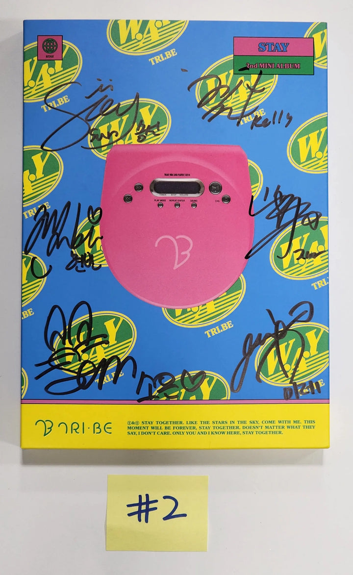 TRI.BE "W.A.Y" - Hand Autographed(Signed) Promo Album - HALLYUSUPERSTORE