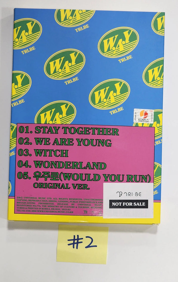 TRI.BE "W.A.Y" - Hand Autographed(Signed) Promo Album - HALLYUSUPERSTORE