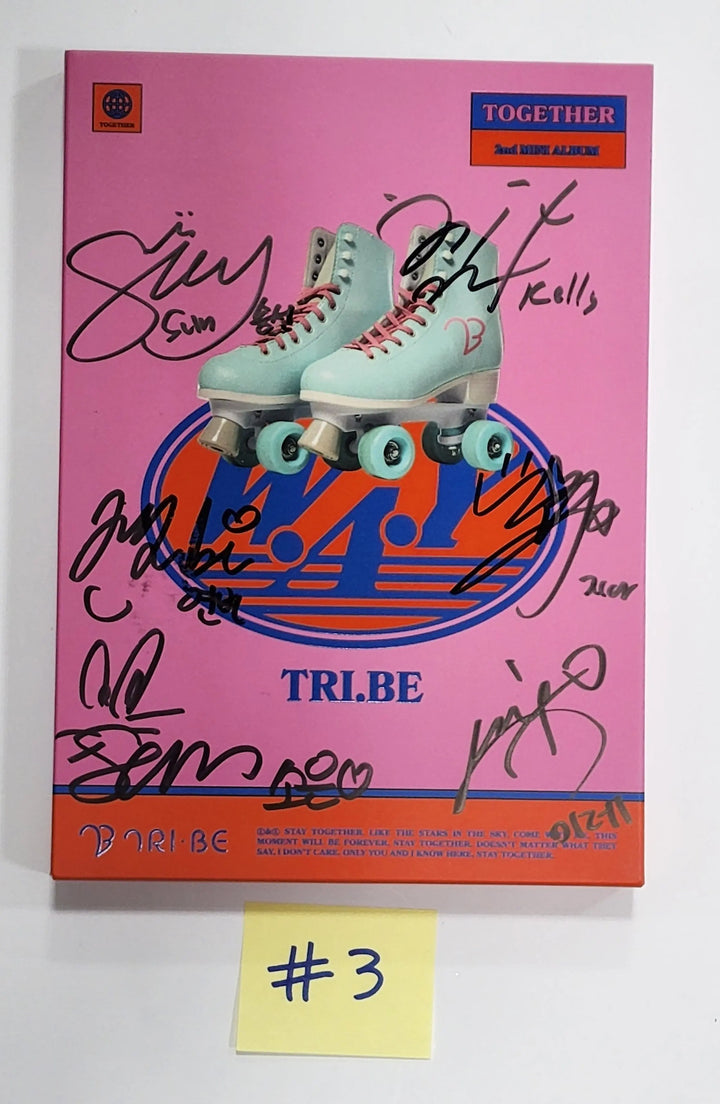 TRI.BE "W.A.Y" - Hand Autographed(Signed) Promo Album - HALLYUSUPERSTORE