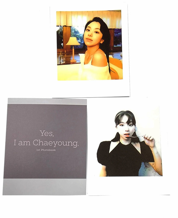 Chae Young (Of TWICE} "Yes, I am Chaeyoung." 1st Photobook - Synnara Pre-Order Benefit Polaroid Type Photocard - HALLYUSUPERSTORE