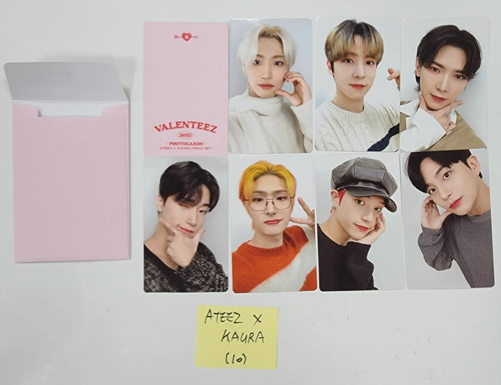 Ateez x Kaura Valentine - Official Photocard - HALLYUSUPERSTORE
