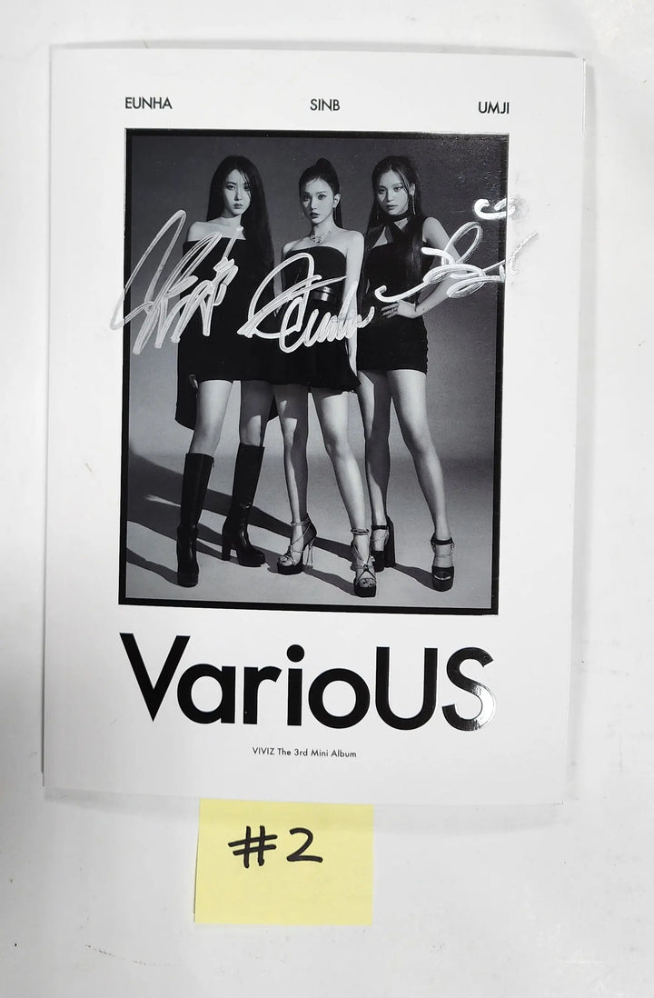 VIVIZ 'VarioUS' - Hand Autographed(Signed) Promo Album - HALLYUSUPERSTORE
