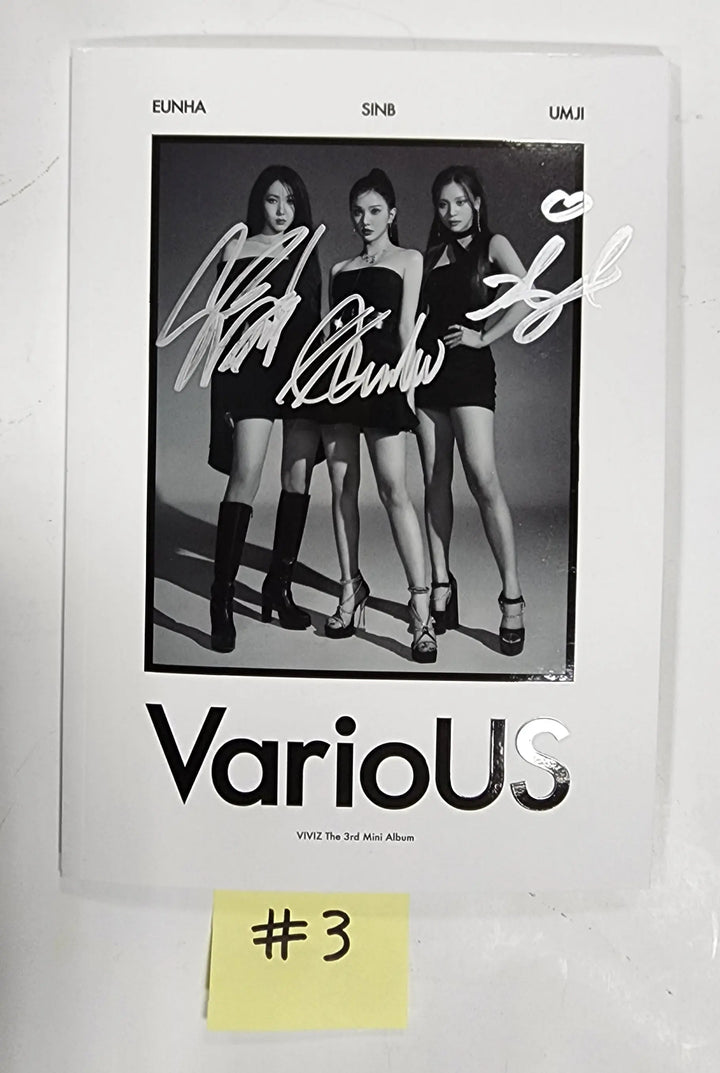 VIVIZ 'VarioUS' - Hand Autographed(Signed) Promo Album - HALLYUSUPERSTORE