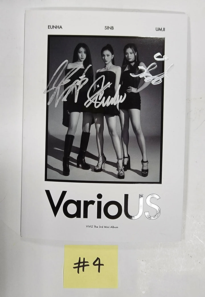 VIVIZ 'VarioUS' - Hand Autographed(Signed) Promo Album - HALLYUSUPERSTORE