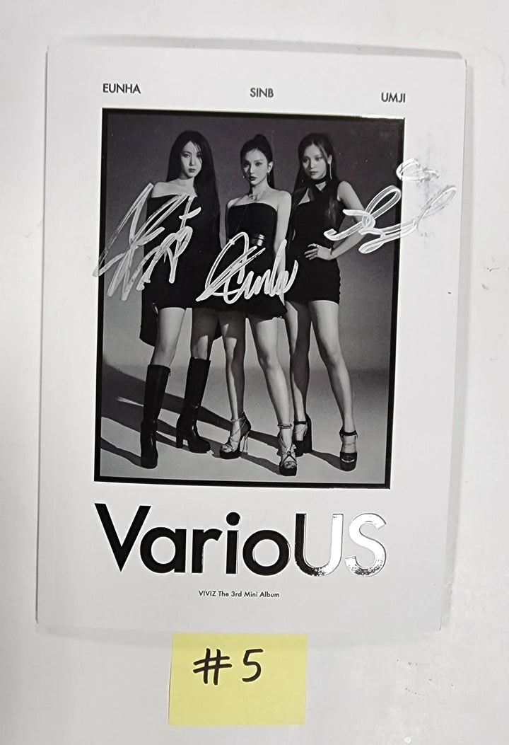 VIVIZ 'VarioUS' - Hand Autographed(Signed) Promo Album - HALLYUSUPERSTORE