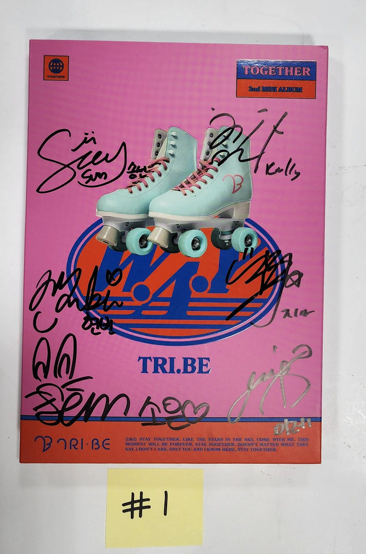 TRI.BE "W.A.Y" - Hand Autographed(Signed) Promo Album - HALLYUSUPERSTORE