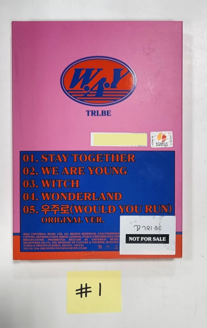 TRI.BE "W.A.Y" - Hand Autographed(Signed) Promo Album - HALLYUSUPERSTORE