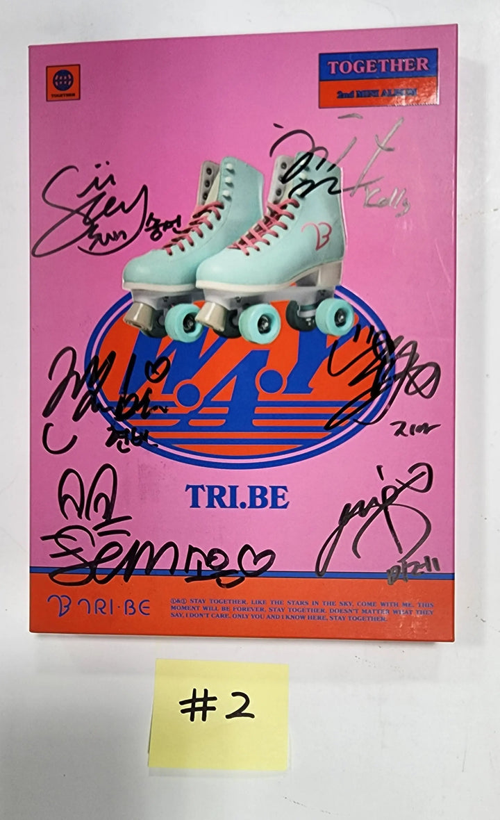 TRI.BE "W.A.Y" - Hand Autographed(Signed) Promo Album - HALLYUSUPERSTORE