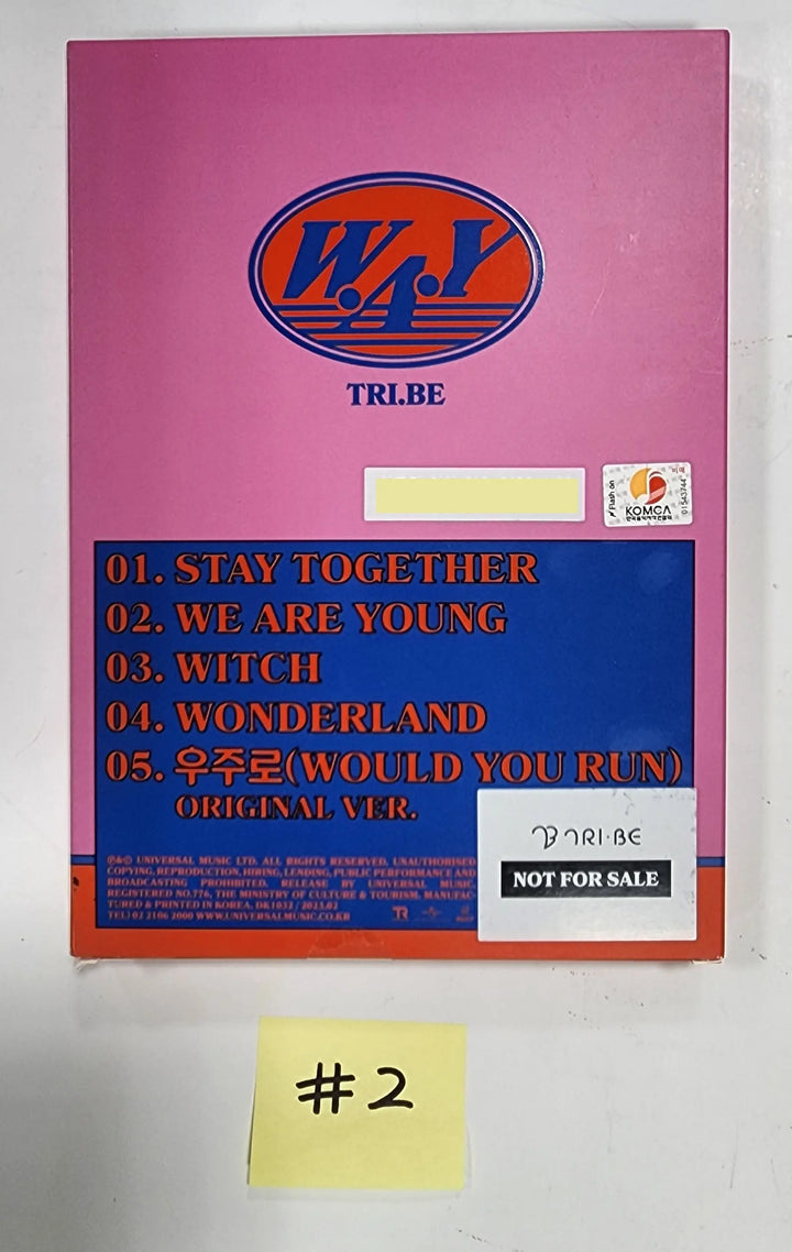 TRI.BE "W.A.Y" - Hand Autographed(Signed) Promo Album - HALLYUSUPERSTORE
