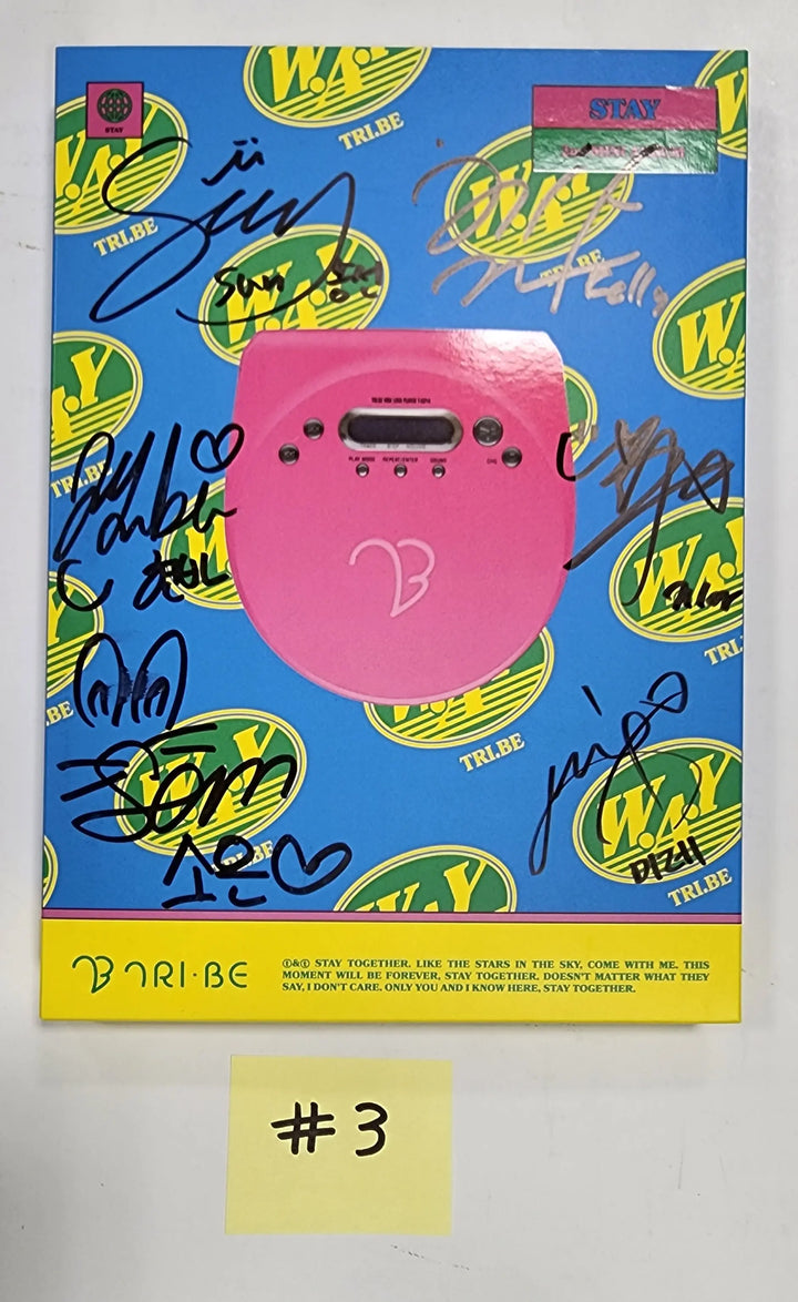 TRI.BE "W.A.Y" - Hand Autographed(Signed) Promo Album - HALLYUSUPERSTORE