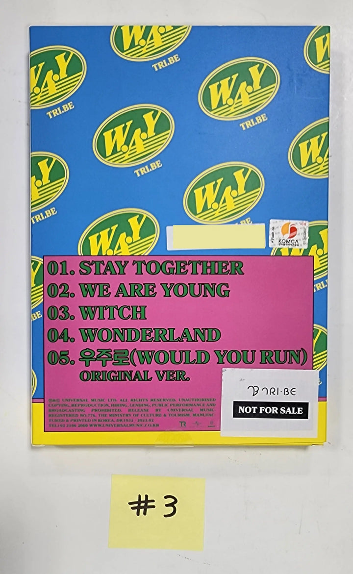 TRI.BE "W.A.Y" - Hand Autographed(Signed) Promo Album - HALLYUSUPERSTORE