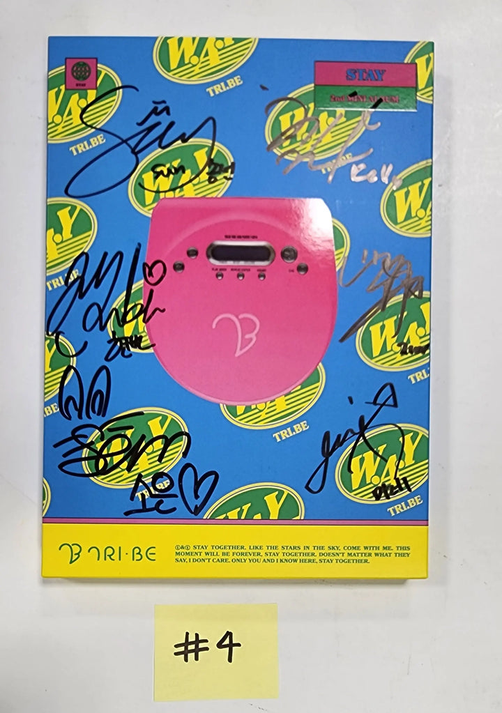 TRI.BE "W.A.Y" - Hand Autographed(Signed) Promo Album - HALLYUSUPERSTORE