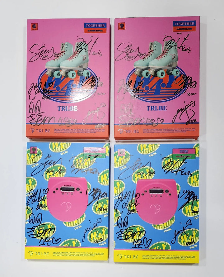 TRI.BE "W.A.Y" - Hand Autographed(Signed) Promo Album - HALLYUSUPERSTORE