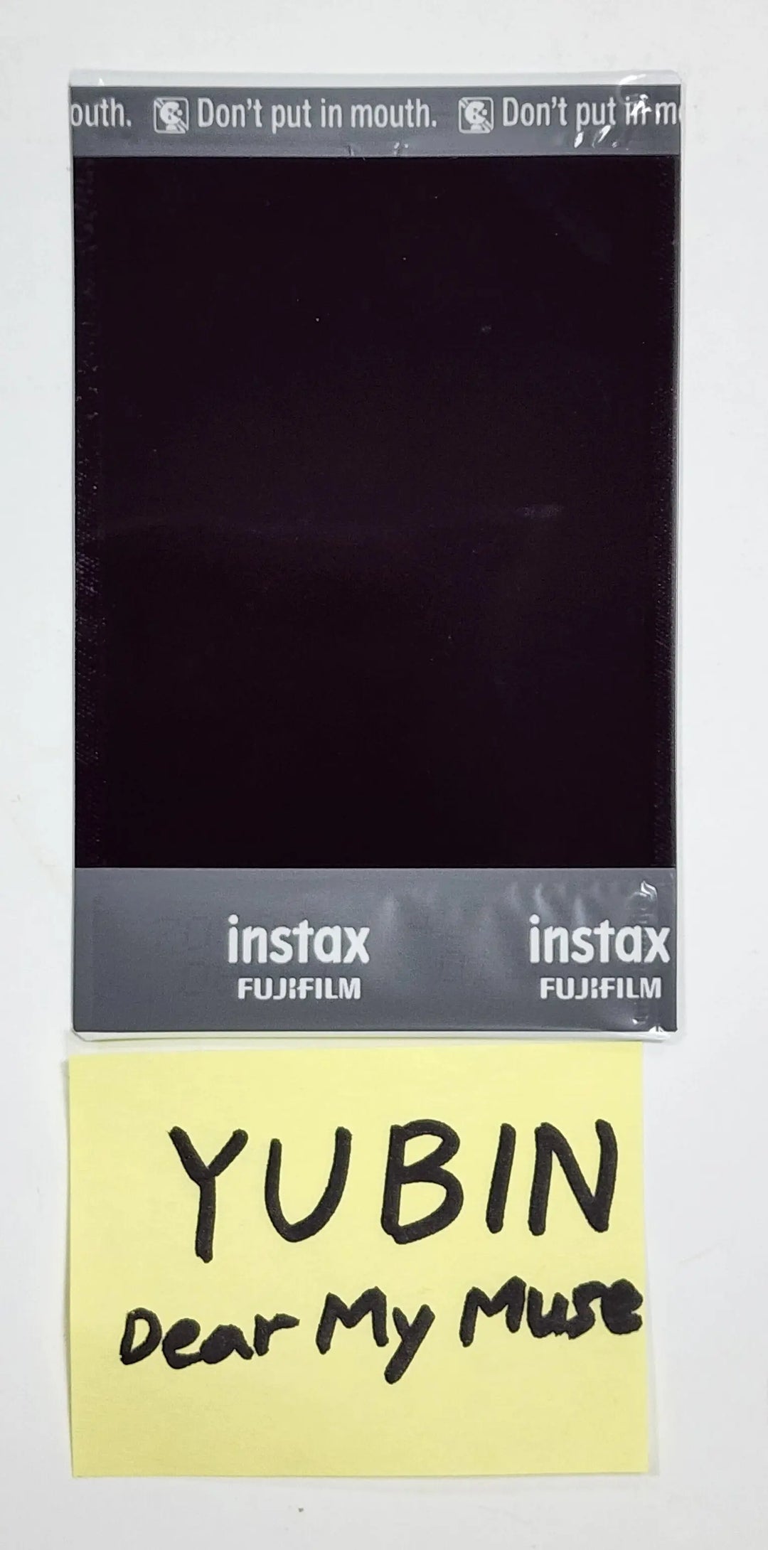 Yubin (Of TripleS) "ASSEMBLE" - Hand Autographed(Signed) Polaroid - HALLYUSUPERSTORE