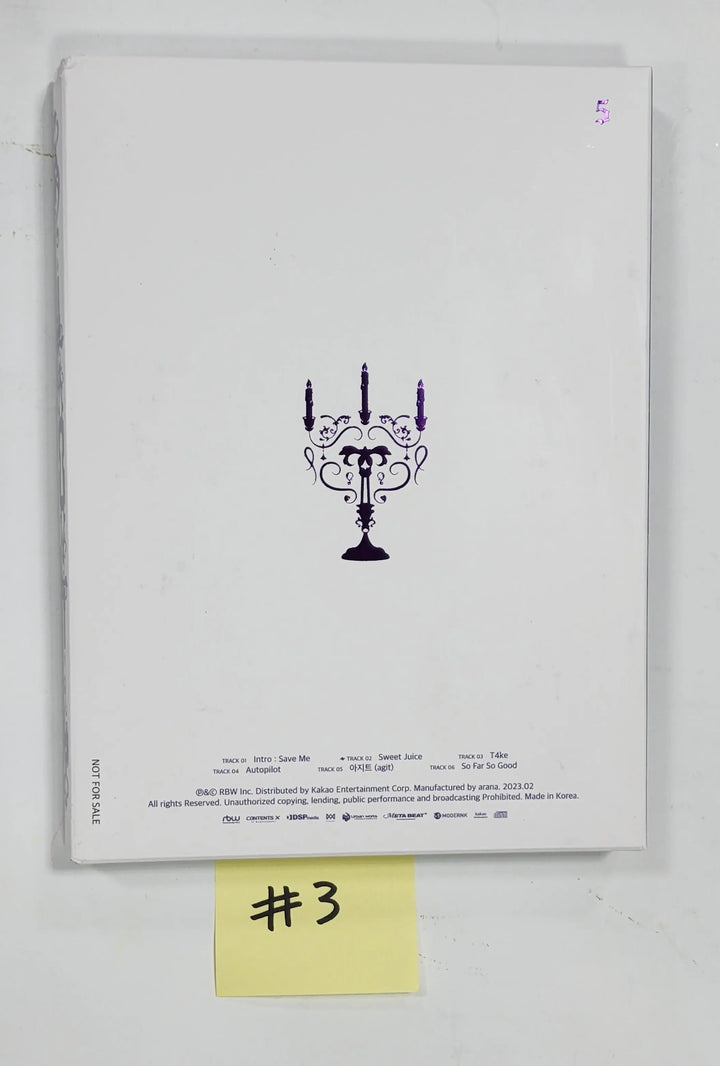 PURPLE KISS "Cabin Fever" - Hand Autographed(Signed) Promo Album - HALLYUSUPERSTORE