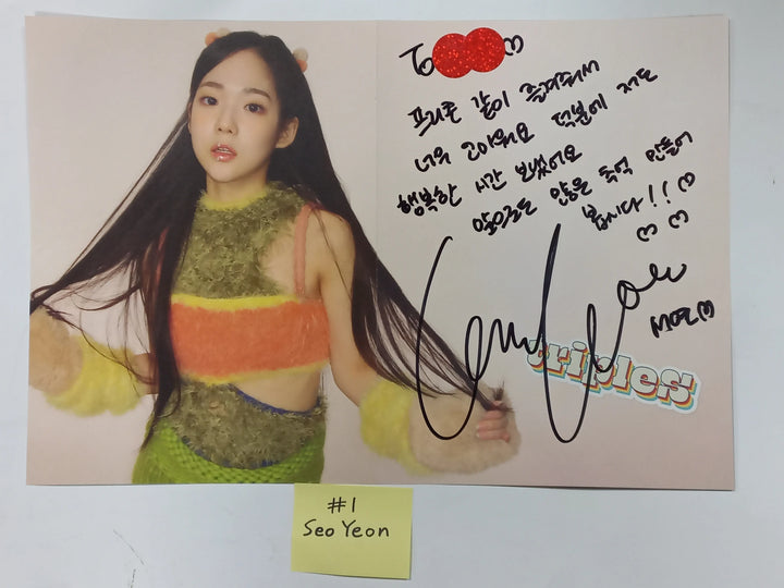 TripleS "ASSEMBLE"- A Cut Page From Fansign Event Album - HALLYUSUPERSTORE