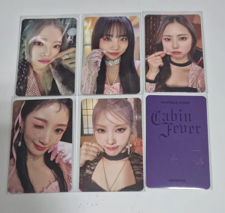 PURPLE KISS "Cabin Fever" - Makestar Fansign Event Photocard Round 2 - HALLYUSUPERSTORE
