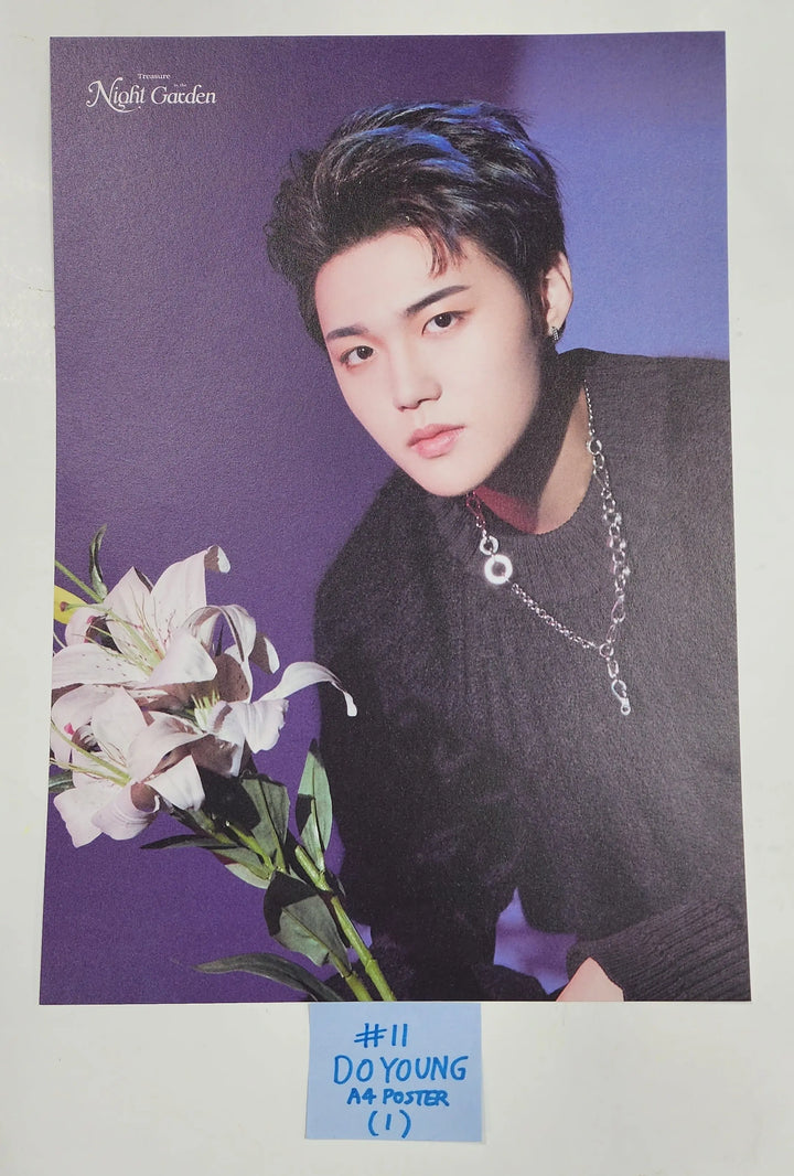 Treasure "Night Garden" - Kpop Merch Pop-Up MD Lucky Draw Event PVC Photocard - HALLYUSUPERSTORE