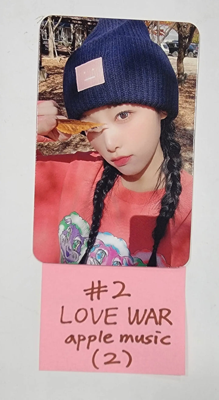 YENA "Love War" - Apple Music Fansign Event Photocard - HALLYUSUPERSTORE