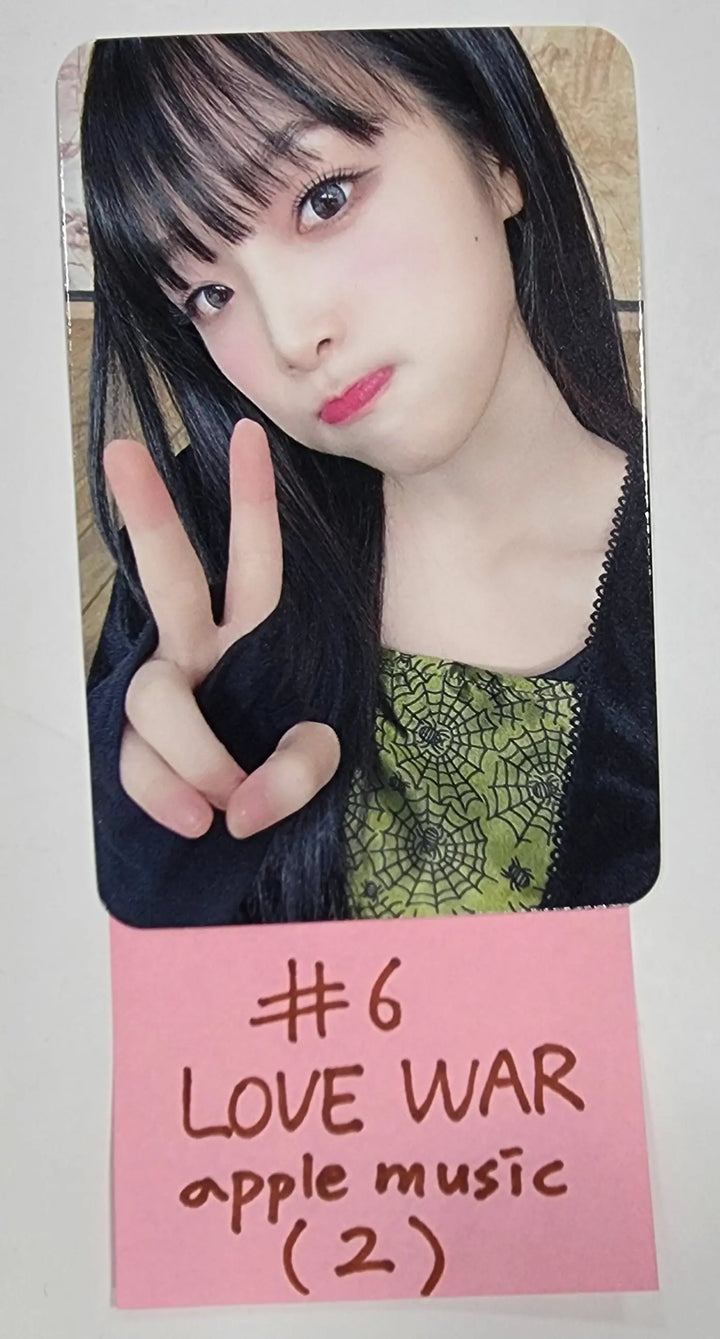 YENA "Love War" - Apple Music Fansign Event Photocard - HALLYUSUPERSTORE