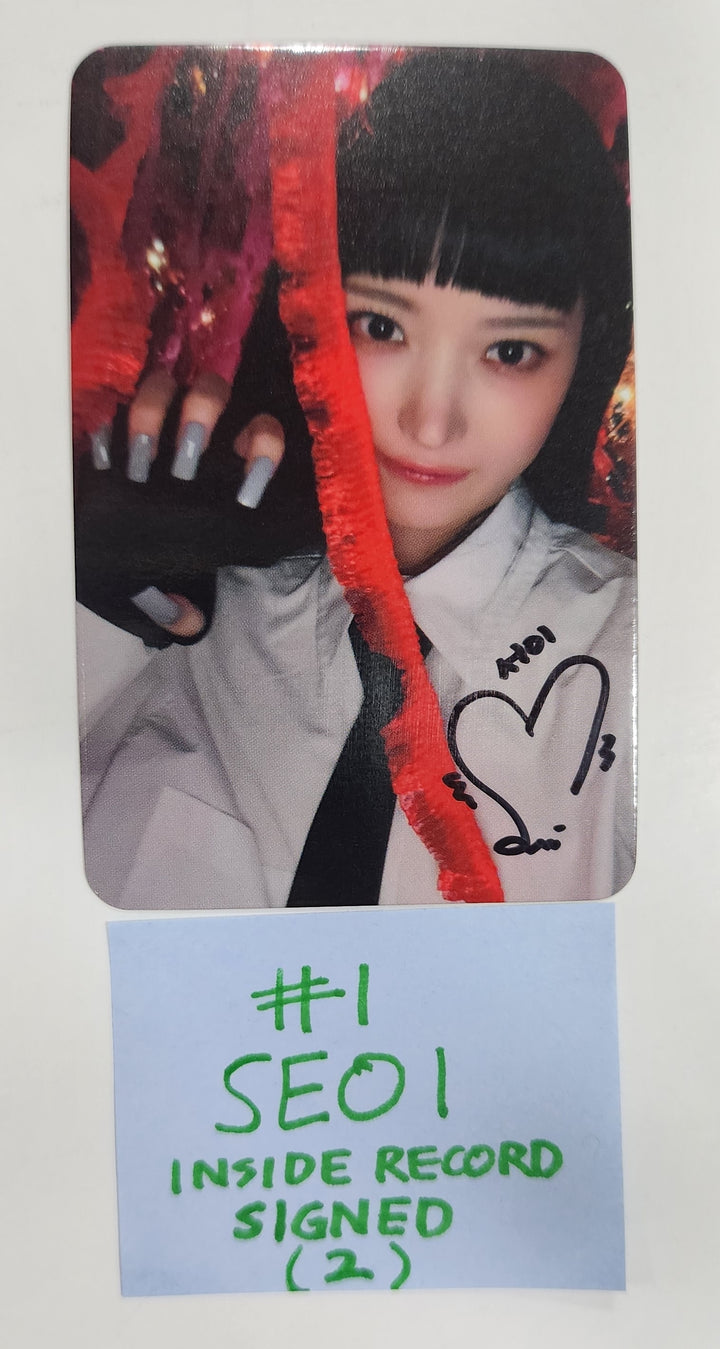H1-KEY "Rose Blossom" Mini 1st - Hand Autographed(Signed) Photocard - HALLYUSUPERSTORE