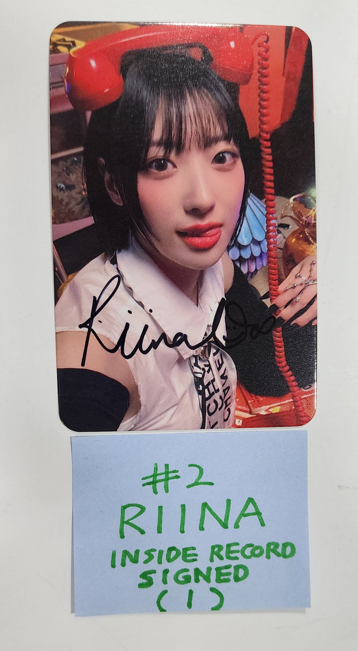 H1-KEY "Rose Blossom" Mini 1st - Hand Autographed(Signed) Photocard - HALLYUSUPERSTORE