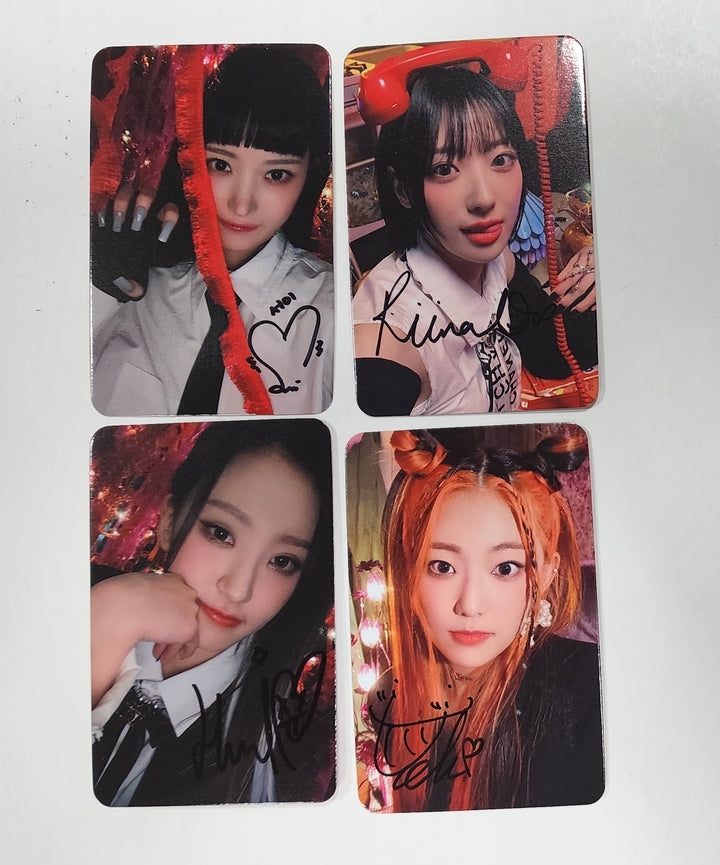 H1-KEY "Rose Blossom" Mini 1st - Hand Autographed(Signed) Photocard - HALLYUSUPERSTORE