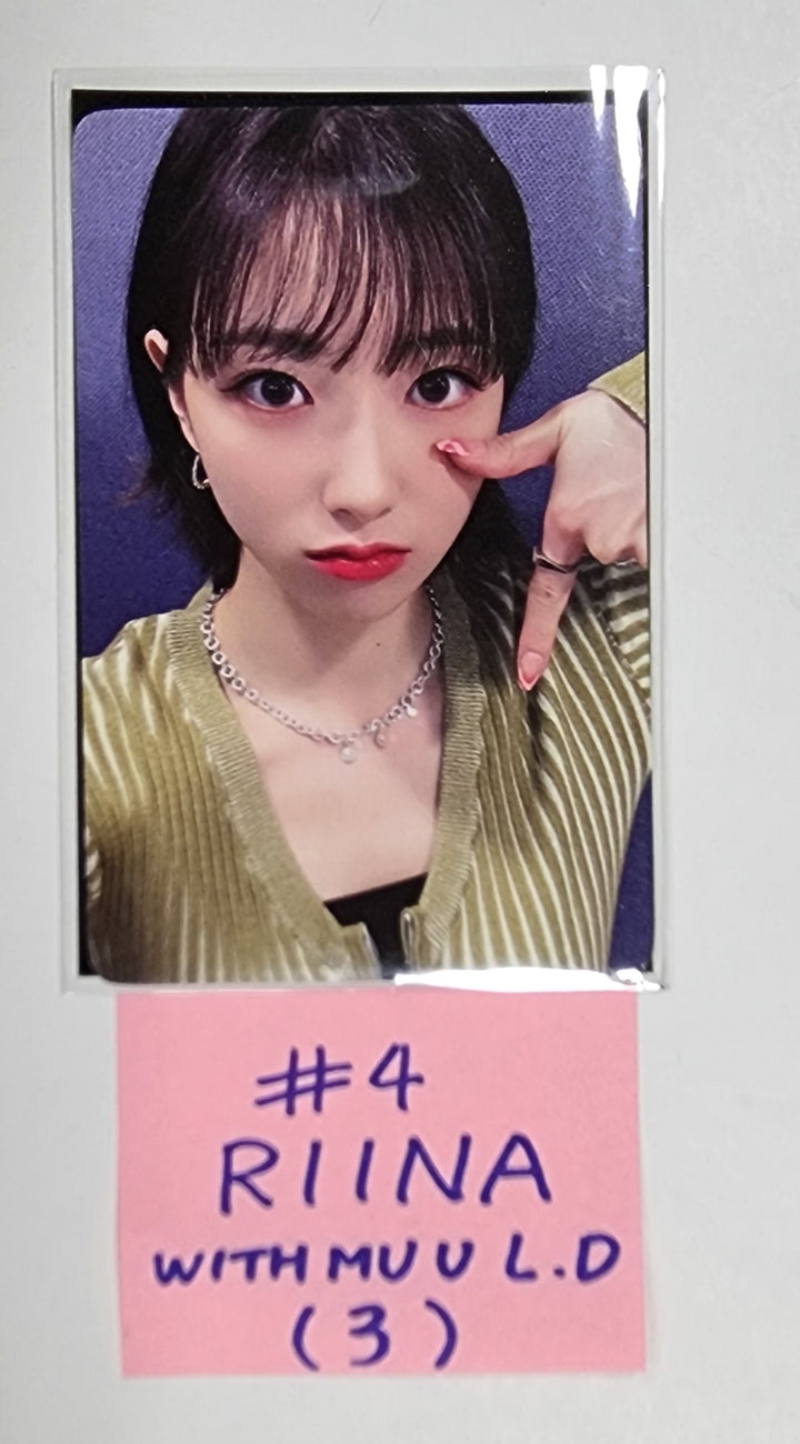 H1-KEY "Rose Blossom" Mini 1st - Withmuu Lucky Draw Event Photocard, Drink Event Photocard - HALLYUSUPERSTORE