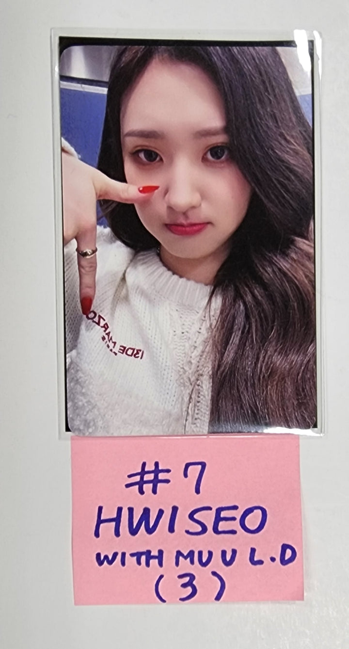 H1-KEY "Rose Blossom" Mini 1st - Withmuu Lucky Draw Event Photocard, Drink Event Photocard - HALLYUSUPERSTORE