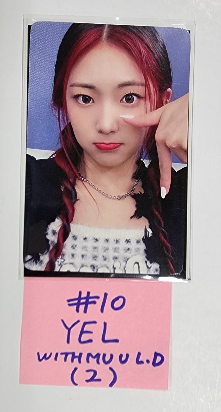 H1-KEY "Rose Blossom" Mini 1st - Withmuu Lucky Draw Event Photocard, Drink Event Photocard - HALLYUSUPERSTORE