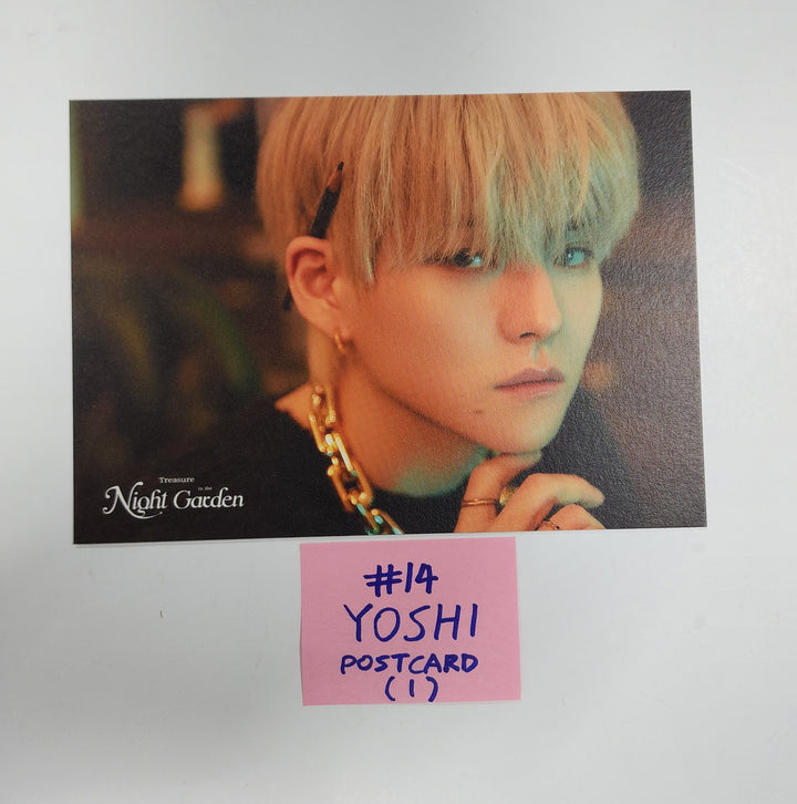 Treasure "Night Garden" - Kpop Merch Lucky Draw Event PVC Photocard, Gotcha MD - HALLYUSUPERSTORE