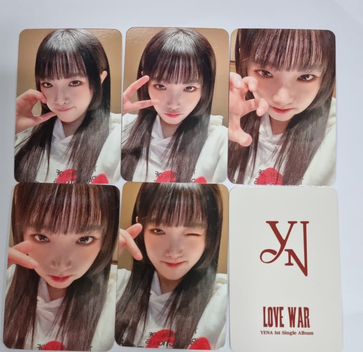 YENA "Love War" - Apple Music Fansign Event Photocard Round 2 - HALLYUSUPERSTORE