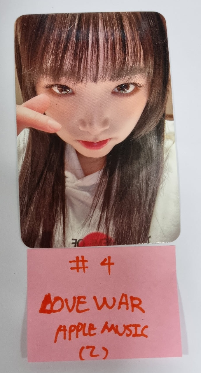 YENA "Love War" - Apple Music Fansign Event Photocard Round 2 - HALLYUSUPERSTORE