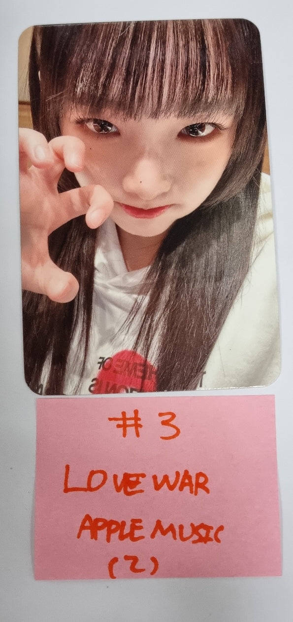 YENA "Love War" - Apple Music Fansign Event Photocard Round 2 - HALLYUSUPERSTORE