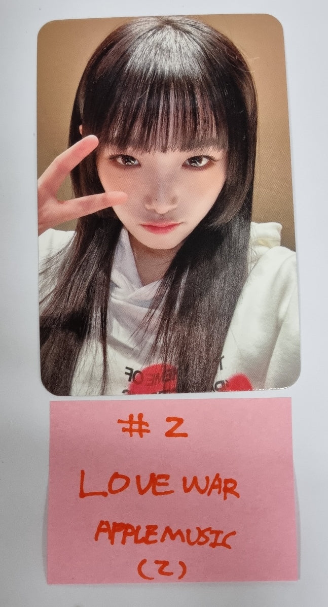 YENA "Love War" - Apple Music Fansign Event Photocard Round 2 - HALLYUSUPERSTORE