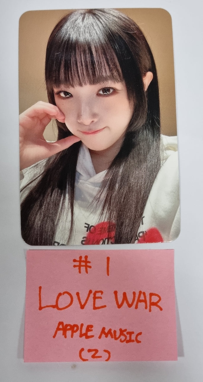 YENA "Love War" - Apple Music Fansign Event Photocard Round 2 - HALLYUSUPERSTORE