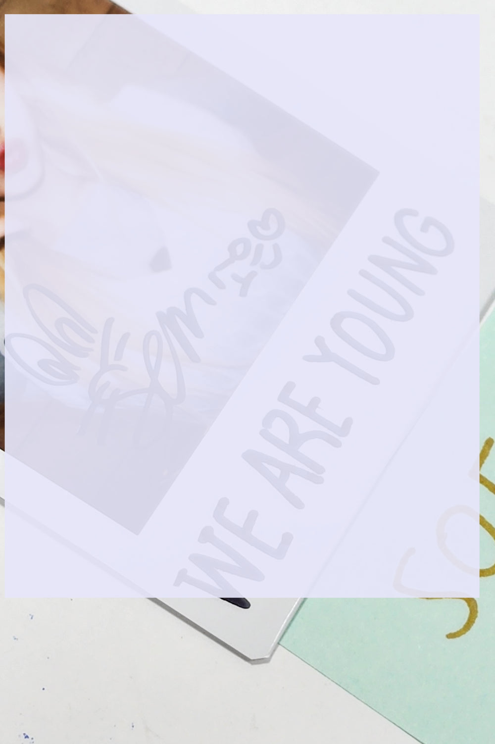 Soeun (Of TRI.BE) "W.A.Y" - Hand Autographed(Signed) Polaroid - HALLYUSUPERSTORE