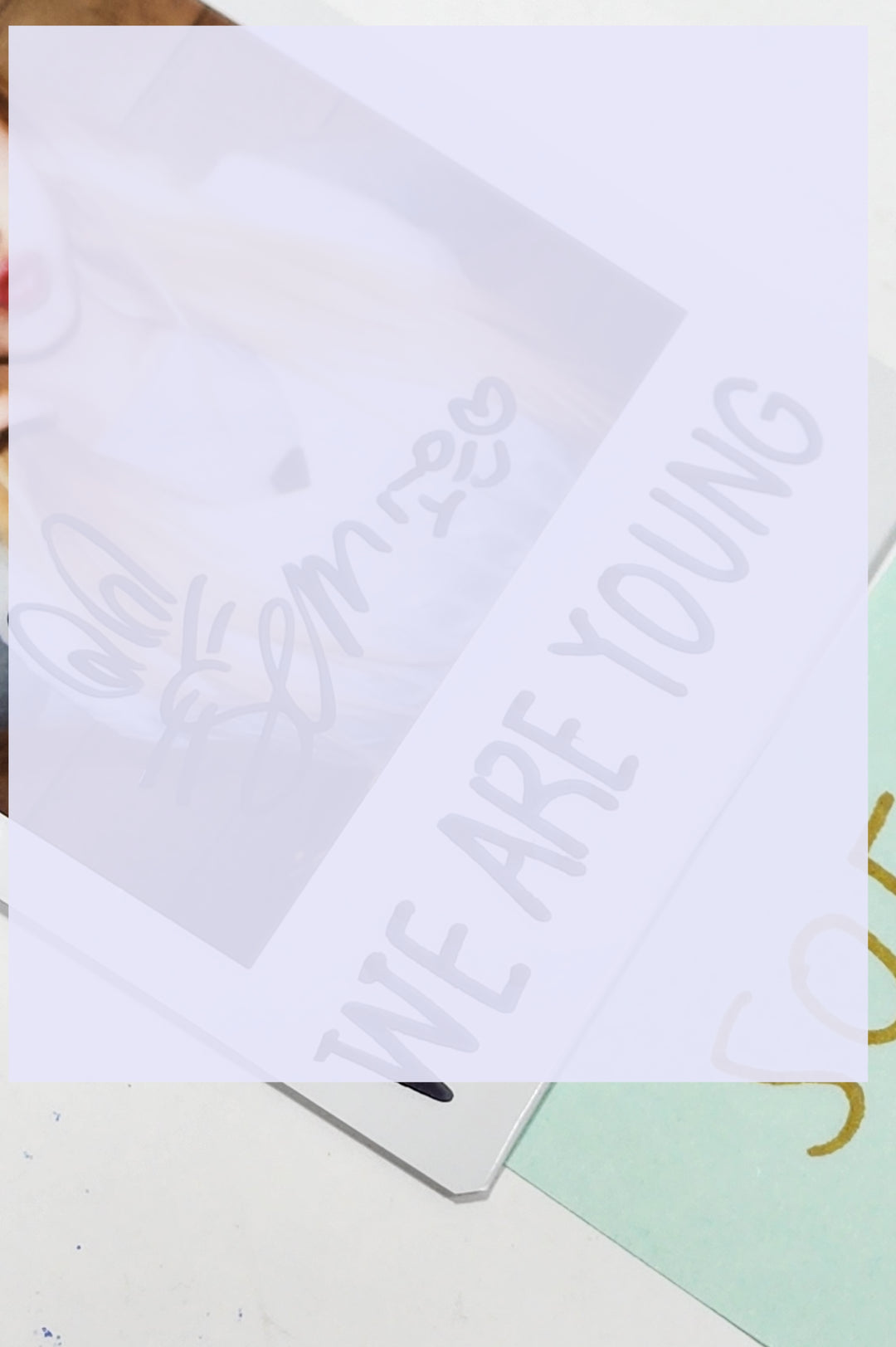 Soeun (Of TRI.BE) "W.A.Y" - Hand Autographed(Signed) Polaroid - HALLYUSUPERSTORE