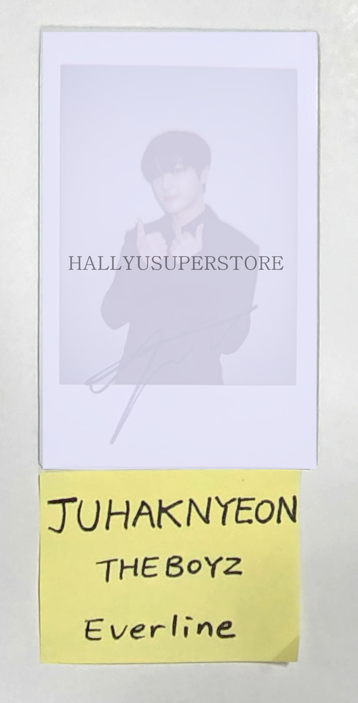 Juhaknyeon (of The Boyz) "ROAR" 8th - Hand Autographed(Signed) Polaroid - HALLYUSUPERSTORE