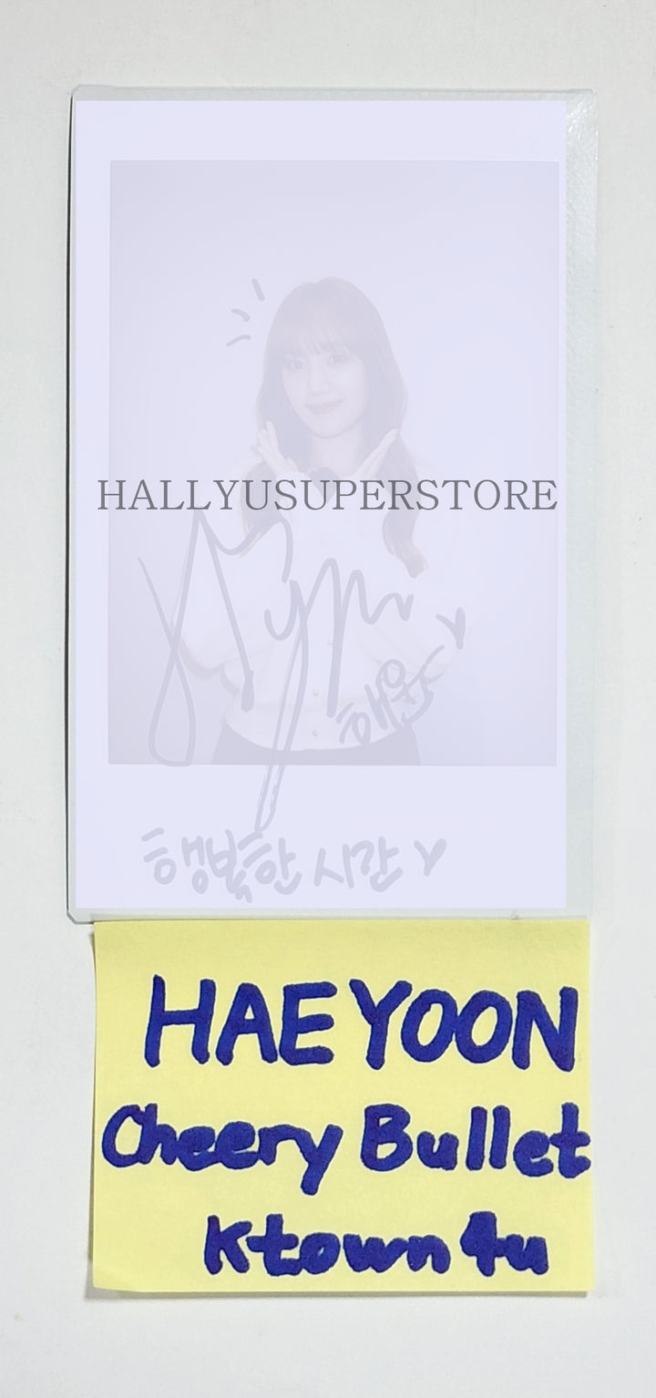 Haeyoon (of Cherry Bullet) 'Cherry Dash' -  Hand Autographed(Signed) Polaroid - HALLYUSUPERSTORE