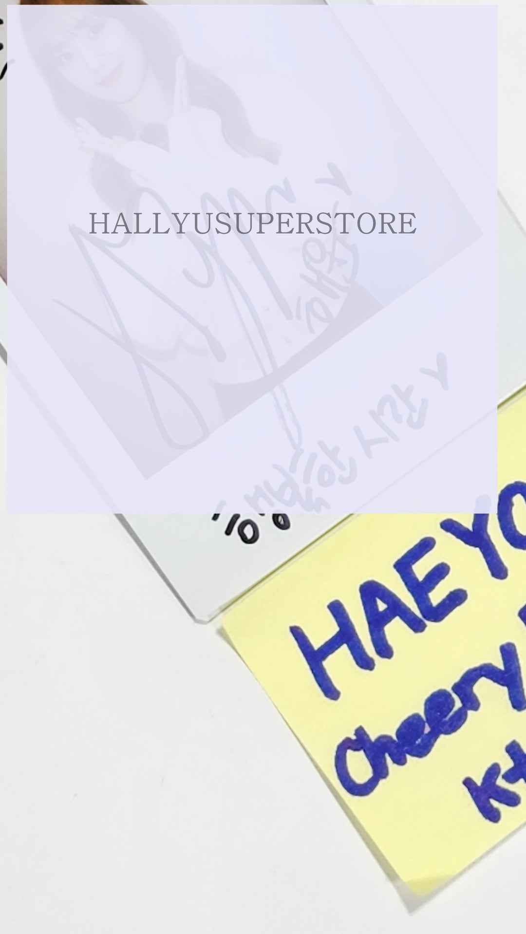 Haeyoon (of Cherry Bullet) 'Cherry Dash' -  Hand Autographed(Signed) Polaroid - HALLYUSUPERSTORE