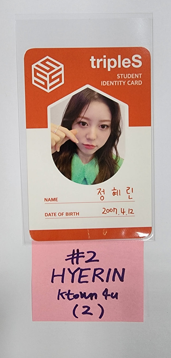 Triples "ASSEMBLE"- Ktown4U Pre-Order benefit Student Identity Card - HALLYUSUPERSTORE