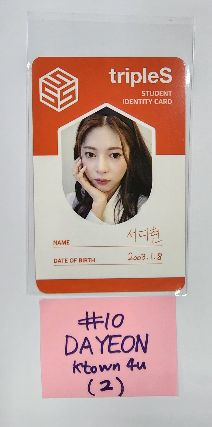Triples "ASSEMBLE"- Ktown4U Pre-Order benefit Student Identity Card - HALLYUSUPERSTORE